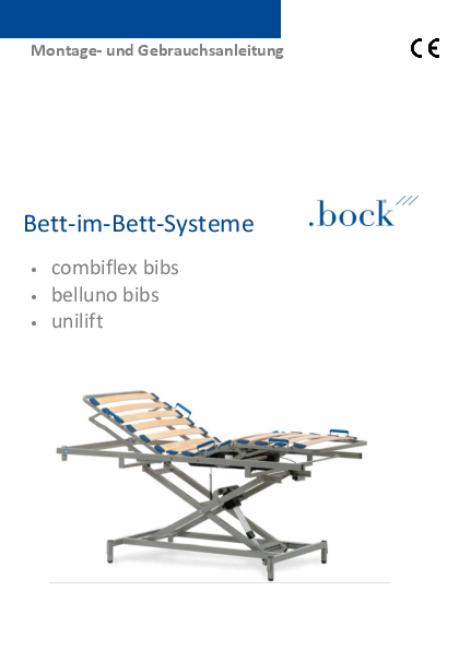 Gebrauchsanleitung combiflex bibs, belluno bibs